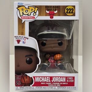 Funko Pop! Basketball Michael Jordan 3 times in a row Chicago Bulls # 222
